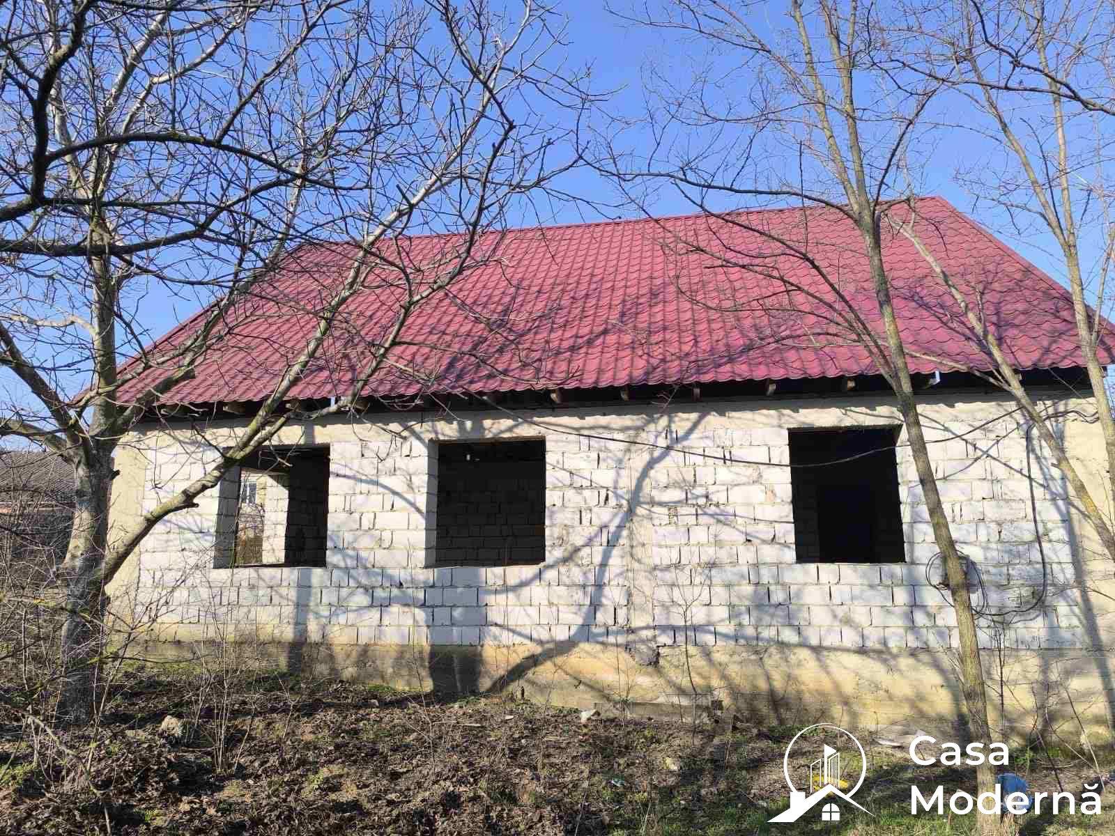 New Unfinished Cotileț House for Sale, Valincea Area
